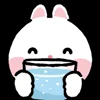 🥛 Эмодзи «Taicut Mini Emoji Bunny смайлы с зайчиком» для Telegram