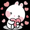 🥰 Эмодзи «Taicut Mini Emoji Bunny смайлы с зайчиком» для Telegram