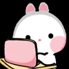 💻 Эмодзи «Taicut Mini Emoji Bunny смайлы с зайчиком» для Telegram