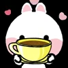 ☕️ Эмодзи «Taicut Mini Emoji Bunny смайлы с зайчиком» для Telegram