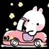 🚗 Эмодзи «Taicut Mini Emoji Bunny смайлы с зайчиком» для Telegram