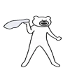 🎉 Эмодзи «Takadabear» для Telegram