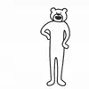 🫡 Эмодзи «Takadabear» для Telegram
