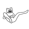 😅 Эмодзи «Takadabear» для Telegram