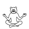 😐 Эмодзи «Takadabear» для Telegram