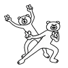 ✌ Эмодзи «Takadabear» для Telegram