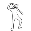 🤷‍♂️ Эмодзи «Takadabear» для Telegram