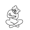 😔 Эмодзи «Takadabear» для Telegram