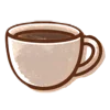 ☕️ Эмодзи «эмодзи смайлы бежевые» для Telegram