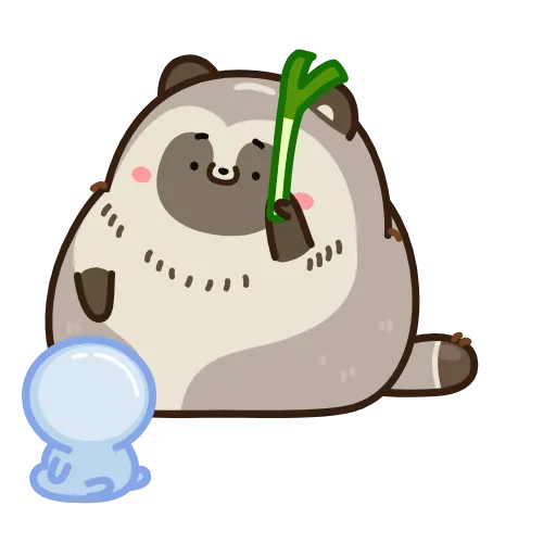 🔨 Эмодзи «Тануки Тю» для Telegram