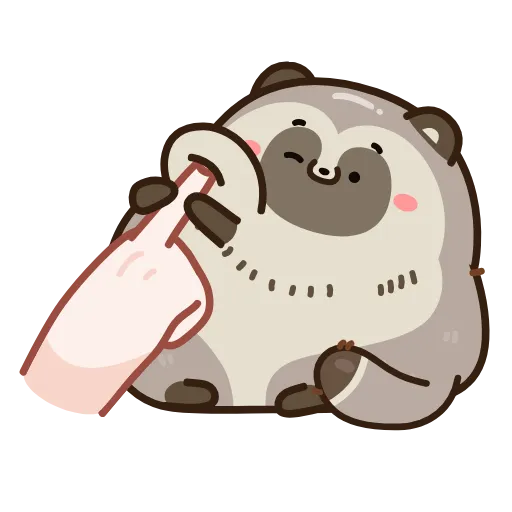 ☺️ Эмодзи «Тануки Тю» для Telegram