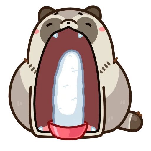 🍙 Эмодзи «Тануки Тю» для Telegram