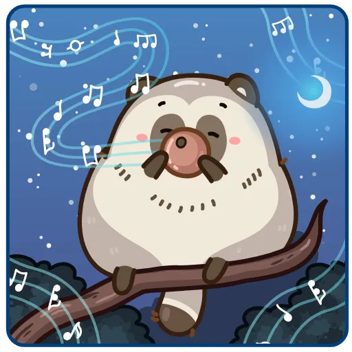 🎵 Эмодзи «Тануки Тю» для Telegram