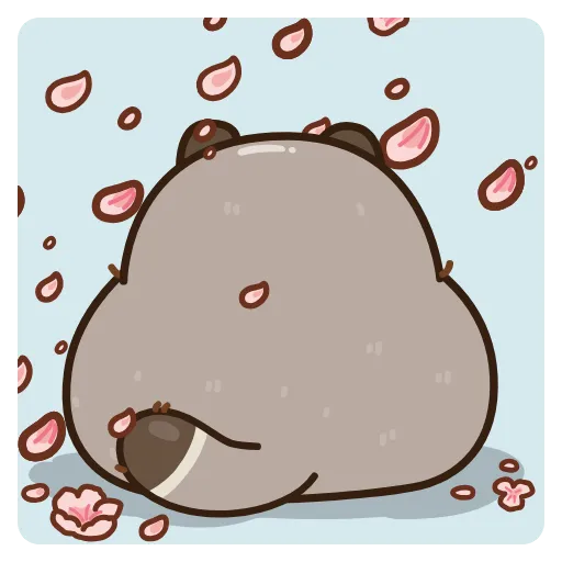 😏 Эмодзи «Тануки Тю» для Telegram