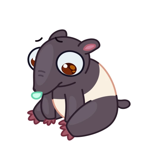 😢 Стикер «Tapir» для Telegram