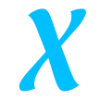 😊 Эмодзи «Голубые буквы, нг иконки» для Telegram