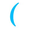 😊 Эмодзи «Голубые буквы, нг иконки» для Telegram