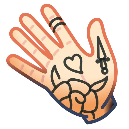 👋 Эмодзи «Tattoo Emoji» для Telegram