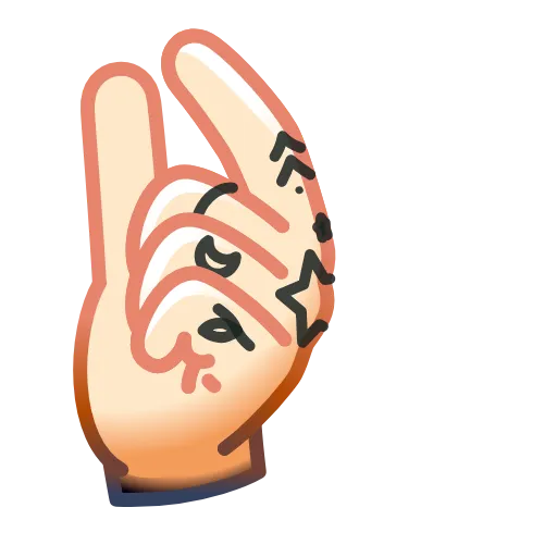 🫰 Эмодзи «Tattoo Emoji» для Telegram