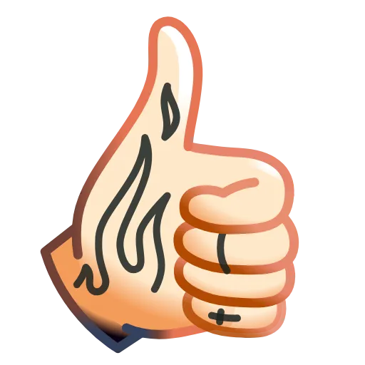 👍 Эмодзи «Tattoo Emoji» для Telegram