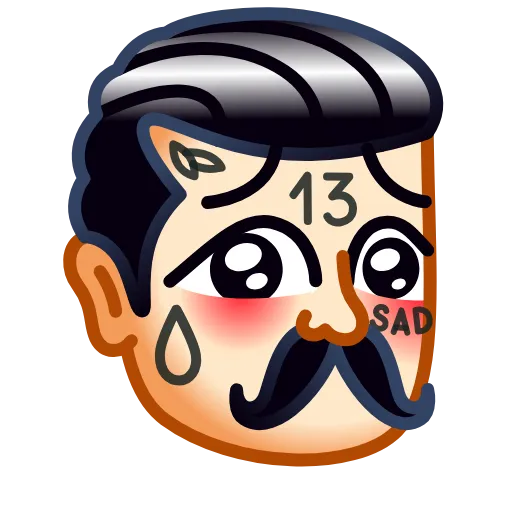 😢 Эмодзи «Tattoo Emoji» для Telegram