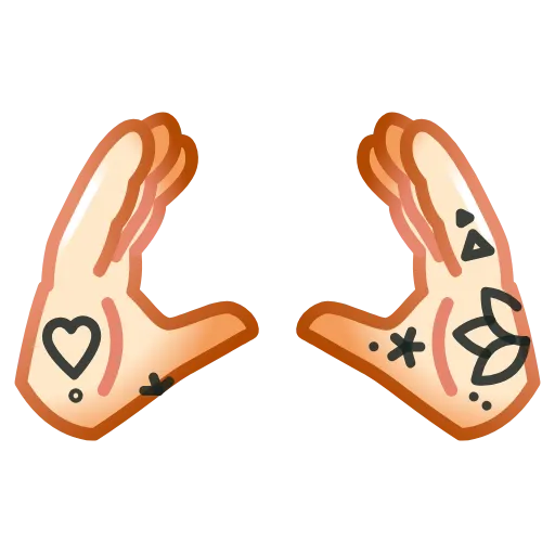 🫶 Эмодзи «Tattoo Emoji» для Telegram