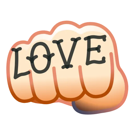 👊 Эмодзи «Tattoo Emoji» для Telegram