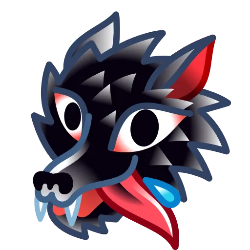 🐺 Эмодзи «Tattoo Emoji» для Telegram