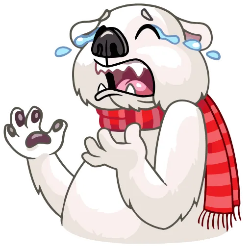 😭 Эмодзи «Ted Frosty» для Telegram
