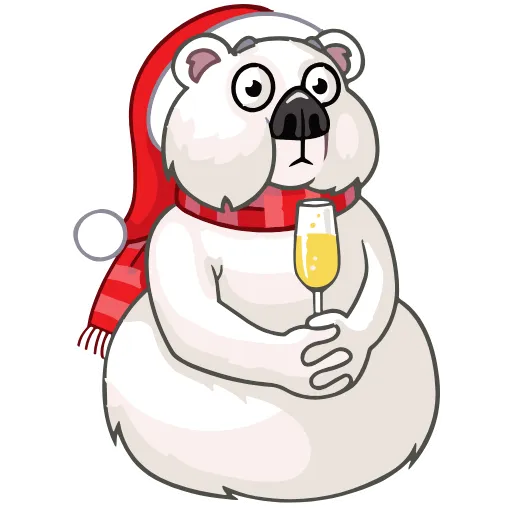 😨 Эмодзи «Ted Frosty» для Telegram