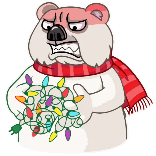 😡 Эмодзи «Ted Frosty» для Telegram