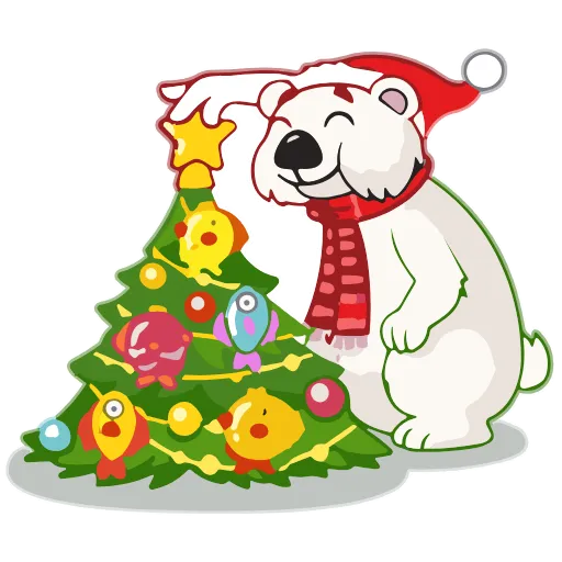 🎄 Эмодзи «Ted Frosty» для Telegram