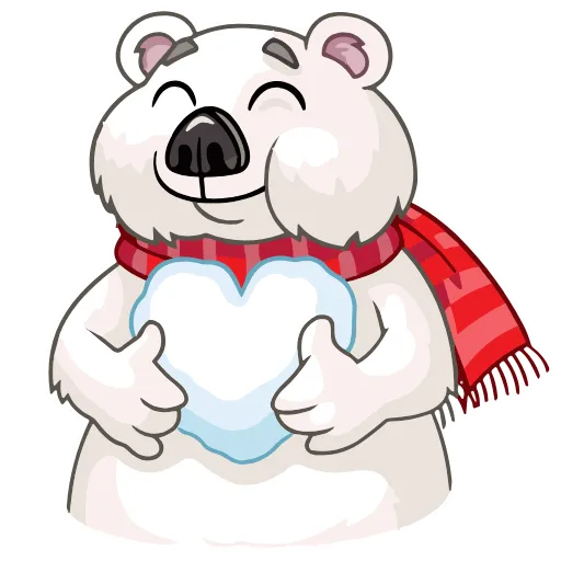 🤍 Эмодзи «Ted Frosty» для Telegram