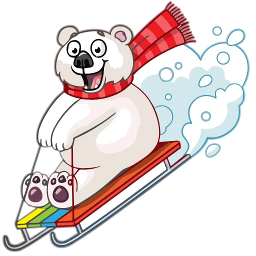 🛷 Эмодзи «Ted Frosty» для Telegram