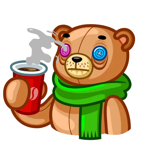 ☕️ Эмодзи «Teddy Bear» для Telegram