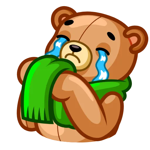😭 Эмодзи «Teddy Bear» для Telegram