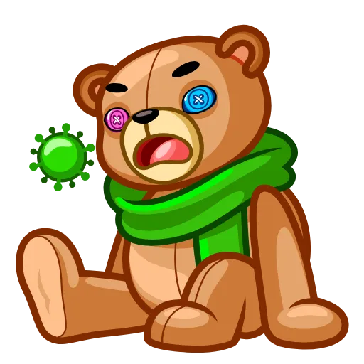 🦠 Эмодзи «Teddy Bear» для Telegram