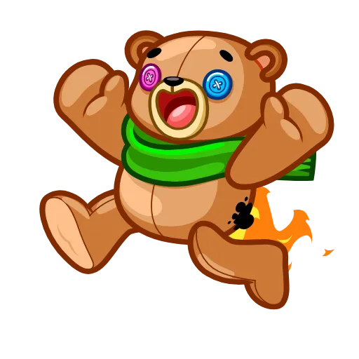 🔥 Эмодзи «Teddy Bear» для Telegram