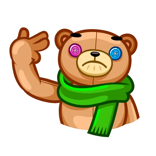 😵 Эмодзи «Teddy Bear» для Telegram