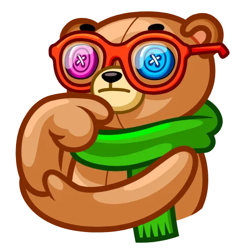 🤔 Эмодзи «Teddy Bear» для Telegram