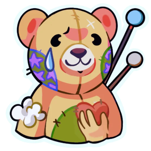 🥲 Стикер «TEDDU BEAR» для Telegram