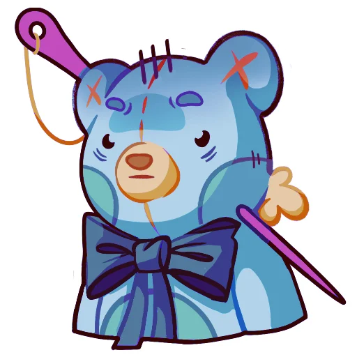 😐 Стикер «TEDDU BEAR» для Telegram