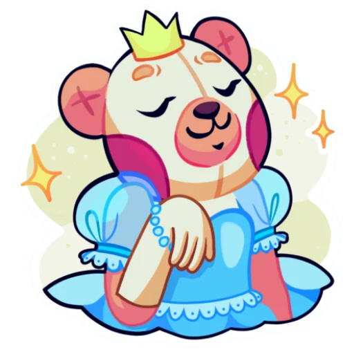😌 Стикер «TEDDU BEAR» для Telegram
