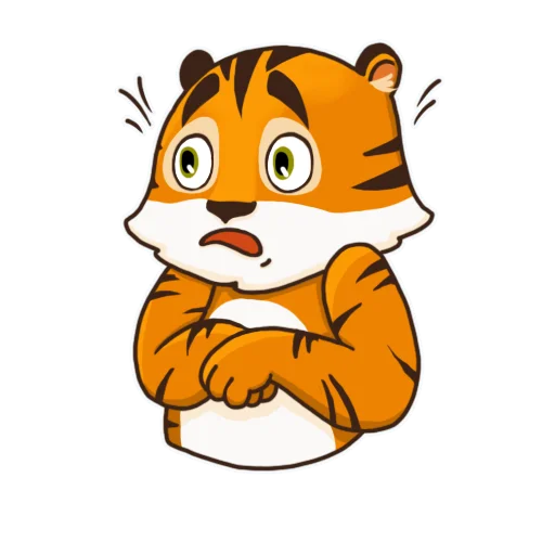 😱 Стикер «Тигренок Ти» для Telegram