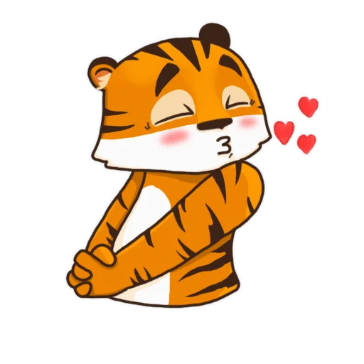 😘 Стикер «Тигренок Ти» для Telegram