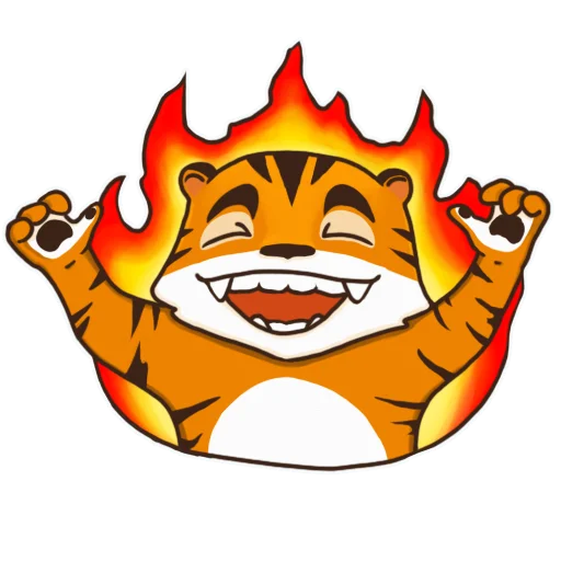 😈 Стикер «Тигренок Ти» для Telegram
