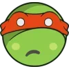 😕 Эмодзи «Teenage Mutant Ninja Turtles 🐢» для Telegram