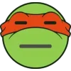 😐 Эмодзи «Teenage Mutant Ninja Turtles 🐢» для Telegram