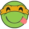 😛 Эмодзи «Teenage Mutant Ninja Turtles 🐢» для Telegram