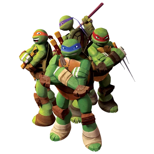 Стикерпак Teenage mutant ninja turtles для Telegram